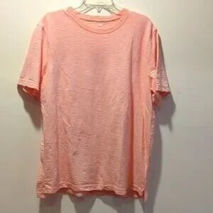 Women's Casual Peach Short Sleeve Tee
